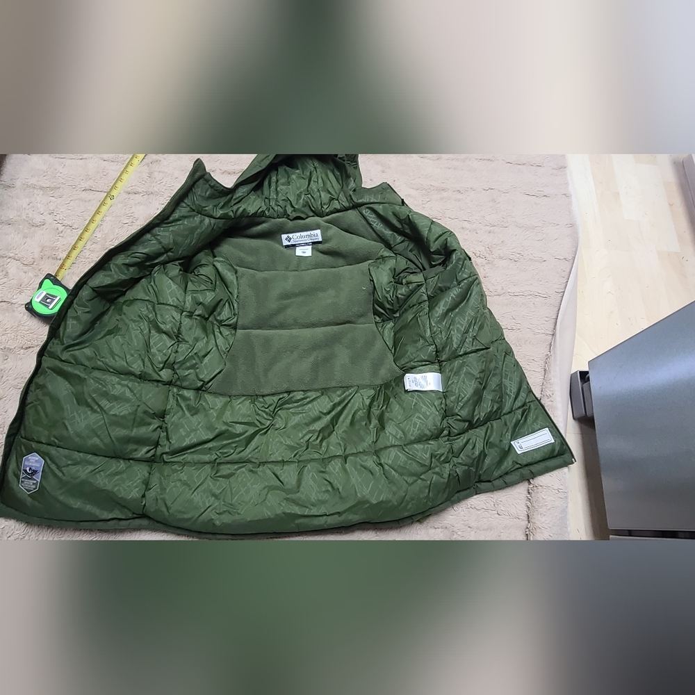 Columbia Mountain Hooded Parks Green Hooded Jacket, Youth 18 / 20 - Picture 2 of 10